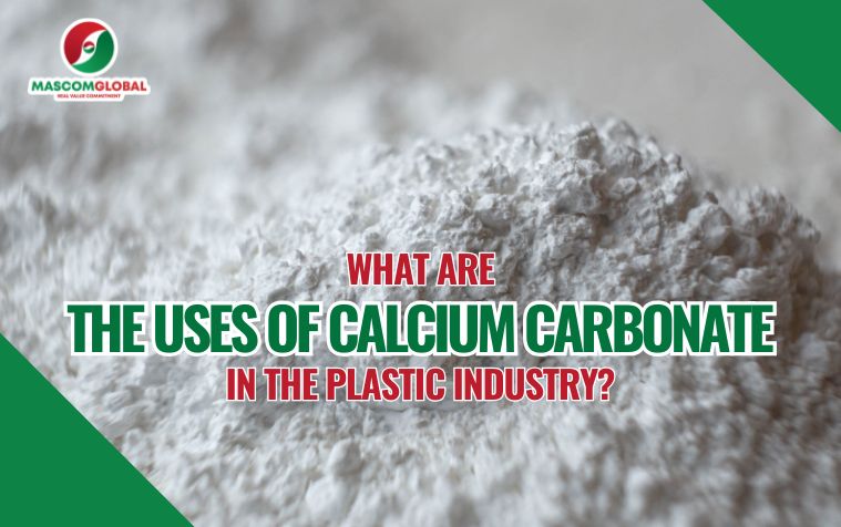 What are the uses of calcium carbonate in the plastic industry
